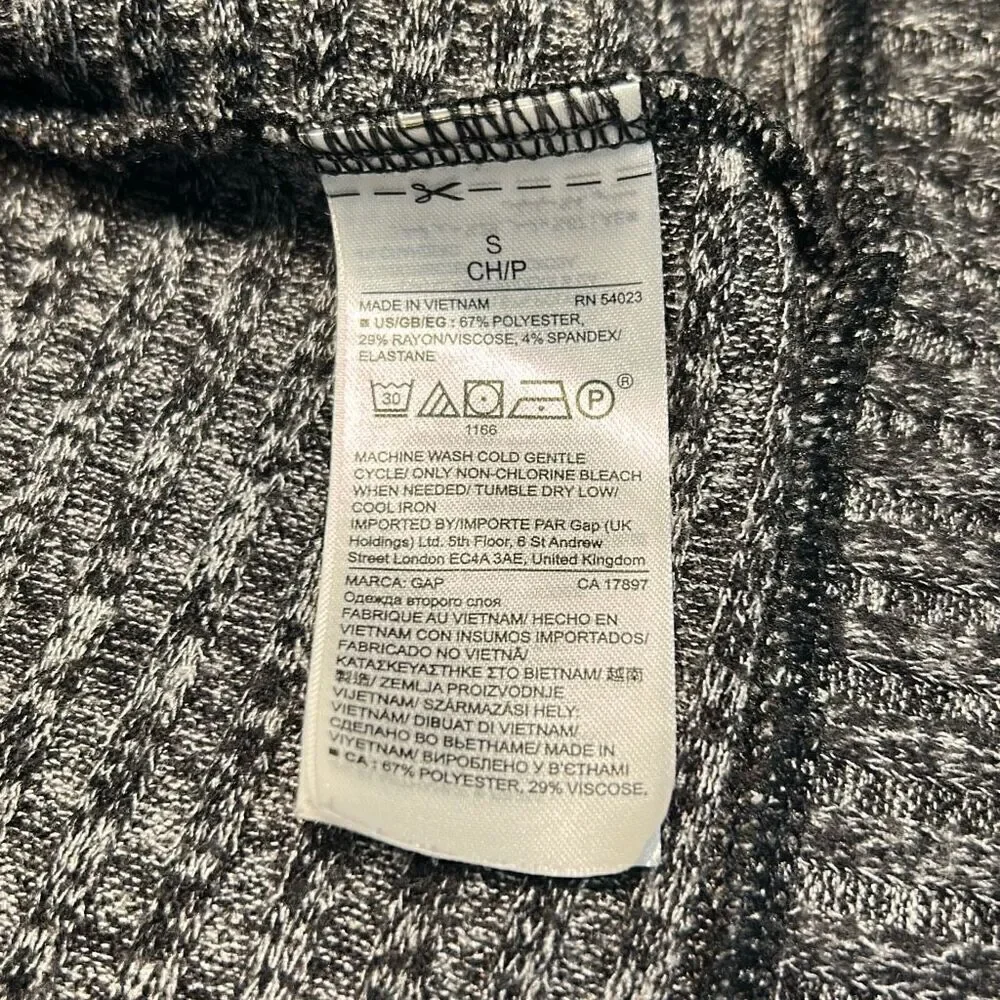 Gap Long Cardigan Sweater Dark Gray Sz Small
